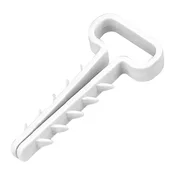 Brza montažna kopca za kabel, plosnati kabel 18x7mm, bijela, 100 kom.