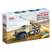 Model Kit Military - BM-21 Grad MLRS Of The Armed Forces Of Ukraine 1:72