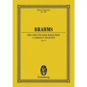 BRAHMS:A GERMAN REQUIEM OP.45 STUDY SCORE
