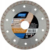 Norton BRICKS diamantni disk 125 mm x 22 mm
