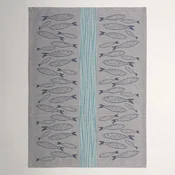 Kuhinjska krpa 50 x 70 cm Ribe, modra