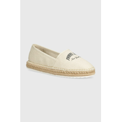 Espadrile Tommy Jeans TJW VARSITY ESPADRILLE boja: bež, EN0EN02470