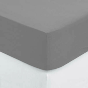 Atmosphera Plahta s gumicom, 160x200 cm, Siva