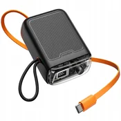 Innostyle INNOSTYLE MINI POWERBANK 10000MAH 2X USB-C TIPA C 33W RAZŠIRLJIV USB-C KABEL, (5000017349)