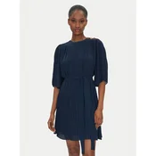 TWINSET Cocktail obleka 251TP2051 Mornarsko modra Loose Fit