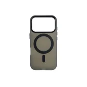 Silikonska futrola Magsafe FLURO COLOR Iphone 17 Pro CRNA