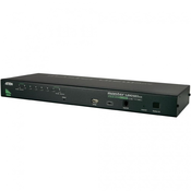 ATEN 8-Port PS/2-USB VGA KVM switch with Daisy-Chain Port and USB Peripheral Support (CS1708A-AT-G)