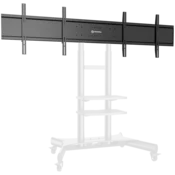 ONKRON Dual Screen VESA Panel Accessory for TS1881 Mobile TV Stand up to 90.9 kg, Black