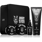 Angry Beards Saloon Set set za brado za moške kos