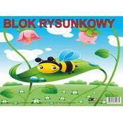 Blok za risanje A4 18 listov bel
