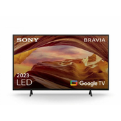 Sony KD-65X75WL, 165,1 cm (65"), 3840 x 2160 pikseli, LED, Pametni televizor, Wi-Fi, Crno