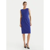 Calvin Klein Cocktail obleka LV044F018G Modra Slim Fit