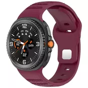 BStrap Silicone Dotline pašček za Samsung Galaxy Watch 8, wine red