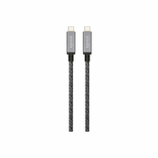 EPICO Braided Thunderbolt 4 (USB-C) kabel - vesoljno siva