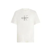 Calvin Klein Jeans Majica 20s siva / črna / bela