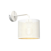 Zidna lampa LOFT SHADE 1xE27/60W/230V bela/zlatna