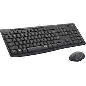 LOGITECH Bežicna tastatura i miš MK295 Silent crna
