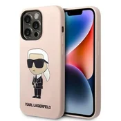 Karl Lagerfeld Silicone Ikonik etui za iPhone 14 Pro 6.1 roza