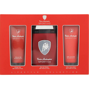 Tonino Lamborghini Sportivo Parfimisano ulje, Toaletna voda 125 ml + gel za tuširanje 100 ml + balzam po britju 100 ml