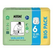 MUUMI Otroške hojce za enkratno uporabo 6 (12-20 kg) 52 kosov - BIG PACK