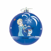 NEW Vianočná guľa Frozen Memories 6 kosov Modra Bela Plastika (O 8 cm)