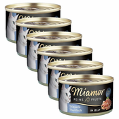 Miamor Feine Fileti tune v želeju 6 x 100 g