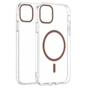 Transparent Color Ring MagSafe maska za iPhone 14 Pro – Zlatna
