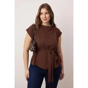 Trendyol Curve Bluza rjava