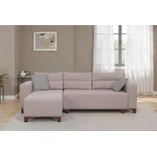 Atelier del Sofa Ugaona garnitura na razvlacenje Tloft Mini, 260 x 160 cm, Krem