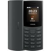 NOKIA mobilni telefon 105 4G (2023), Charcoal