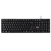 Acer AKW100/Žični USB-A/CZ-SK postavitev/Črna GP.KBD11.05R