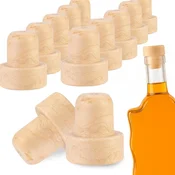 shumee 100x VINSKI VOGALČKI, ZAMAŠKI ZA VINSKE STEKLENICE, 19,5 MM, SINTETIČNE GOBE