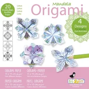 Set za bojanje Fridolin - Origami, mandala, 20 listova