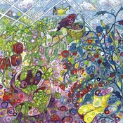 Grafika - Puzzle Rich: Znotraj rastlinjaka - 1 000 kosov