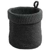 Organizator za kozmetiko MALVA, črn - Črna - 140x160 mm - Gedy - MALVA - 24 - Tkanina - Drugo - Krožni - 140 - 160 - 140 - 14