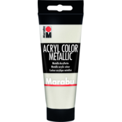 Marabu Akrilna boja, 100ml, Metalik bela