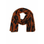 Brown womens patterned scarf ORSAY - Womens