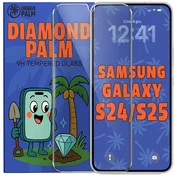Kaljeno steklo Diamond Palm za Samsung Galaxy S24/S25