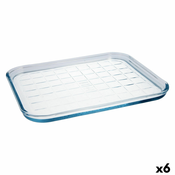 Kalup za Pecenje Pyrex Classic Vidrio Ravno Providan Staklo 33 x 27 x 2 cm (6 kom.)