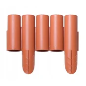Prosperplast Plastična vrtna palisada s terakotnim robom 25x15 cm trata 2,35 m