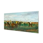 tulup.si Zidna obloga za kuhinju Konji dirka lov 125x50 cm