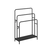 Songmics Stojalo za brisače 70x30x100 cm Bela Bež