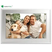 Navitel FR101 Pro pametni digitalni foto okvir, 25,6 cm, HD IPS zaslon na dotik, FRAMEO aplikacija, WIFI, Android + iOS, 1GB RAM, 32GB ROM, USB-C, bel