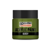 Svetleča akrilna barva Pentart 50 ml - olivna