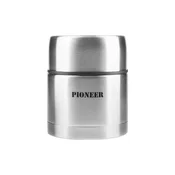 Pioneer thermal insulating container for soup, 500 ml, Silver colour