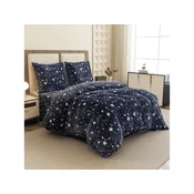 Posteljina mikropliš STARLIGHT tamno plava Dimenzije posteljine: 70 x 90 cm | 140 x 200 cm