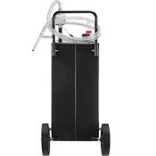 VEVOR Fuel Caddy 30 galonski rezervoar za gorivo 96x53x53 cm črna