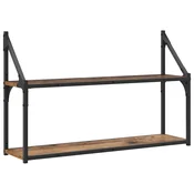 vidaXL vidaXL Stenska polica Montaža za steno Star les 80 x 21 x 51 cm, (5000306960)