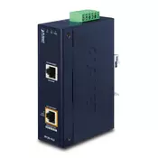 PLANET IPOE-162 network switch Gigabit Ethernet (10/100/1000) Power over Ethernet (PoE) Black