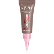 NYX Professional Makeup Lid Lingerie kremasto senčila za oči odtenek Granite Grind 6 ml